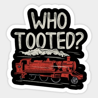 Gift For Train Lovers, Funny Train Gifts Sticker